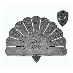 Walmart Skull Hooker Wall Mounted Steel Turkey Trophy Feather Fan Display, Black offer