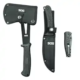 Walmart SOG Pro 4.0 Combo Kit, 3pc Kit Includes Two Knives and a Hand Axe offer