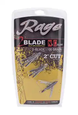 Walmart RAGE BROADHEAD 2 BLADE NC offer