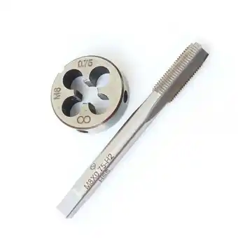 Walmart HSS M8 x 0.75mm Tapping&M8 x 0.75mm Die Metric Thread Right Hand Tap & Mold Set offer