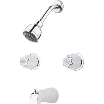 Walmart Pfister 2-Handle Tub & Shower Faucet with Metal Knob Handles in Polished Chrome offer