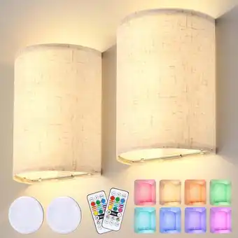 Walmart UCACA Dimmable LED Indoor Rechargeable (2 Count) offer