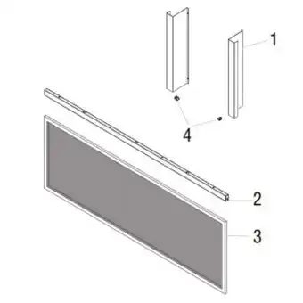 Walmart Superior F2882 Linear 43 ID Barrier Kit for use with VRL45433 Fireplaces offer