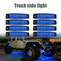 Walmart Ofenier PPP306675001, 8 Pods LED Rock Lights, Exterior Decorative fits Jeep/Truck/UTV/ATV, Blue offer