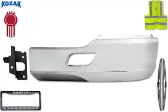 Walmart Bumper Corner Chrome Plastic w/o fog light hole (Left Driver Side) w/Bracket Kenworth T680 offer