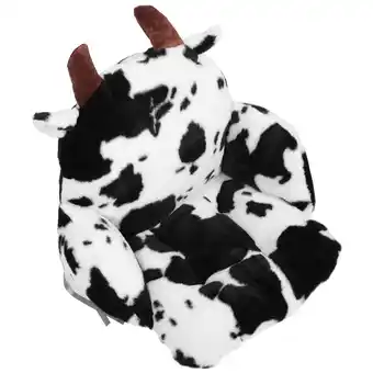 Walmart Floor Chair with Back Support Cartoon Cow Cushion Backrest Dining offer