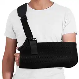 Walmart Hunei Shoulder Arm Sling Elbow Support Wrist Wrap For Broken Fracture Injury Relief offer