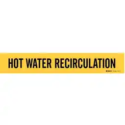 Walmart Brady Pipe Marker,Hot Water Recirculation 7147-1 offer