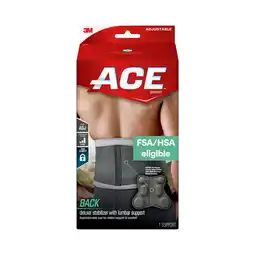 Walmart ACE Brand Deluxe Back Stabilizer with Lumbar Pad, Adjustable offer