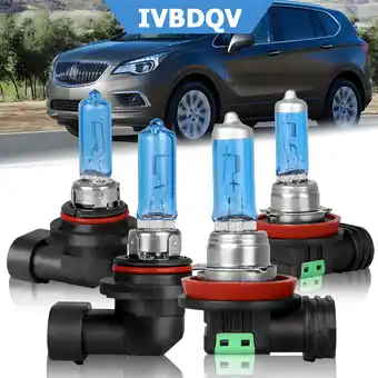 Walmart For Buick Envision 2016 2017 2018 Halogen Headlight Bulb High/Low Beam Fog Light Kit 4Pcs offer