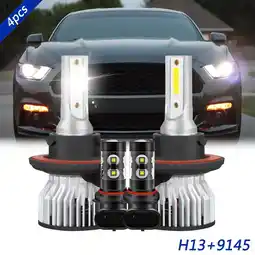 Walmart LED Headlight Fog Light Bulbs Kit White for Jeep Patriot 2007 2008 2009 offer