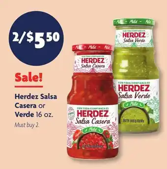 Family Dollar Herdez Salsa Casera or Verde offer