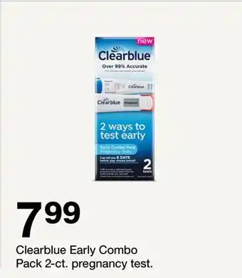 Target Clearblue Early Combo Pack offer