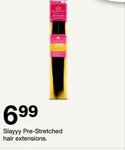 Target Pre-Stretched hair extensions offer