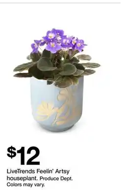 Target LiveTrends Feelin' Artsy houseplant offer