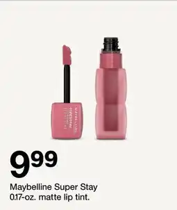 Target Maybelline Super Stay 0.17-oz. matte lip tint offer