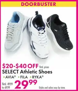 Boscov's SELECT Athletic Shoes offer