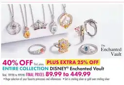 Boscov's DISNEY Enchanted Vault offer