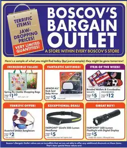 Boscov's Boscov's Bargain Outlet offer