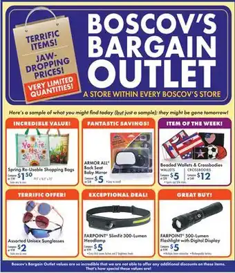 Boscov's Boscov's Bargain Outlet offer