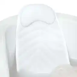 Walmart Atomi 48 Inch White Luxury Leaf Shaped Full Body Bath Pillow offer