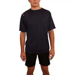 Walmart Reebok Mens Endurance Basic T-Shirt, Blue, Large offer