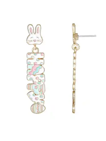 Walmart Way to Celebrate Easter Happy Easter Earrings, 1 Pair offer