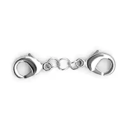 Walmart Cate & Chloe 18k White Gold Plated Necklace Extender 1 for Women, Gift for Her offer