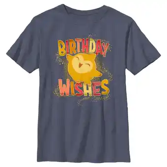 Walmart Boy's Disney Wish Star Birthday Wishes T-Shirt - Navy Blue Heather - X Large offer