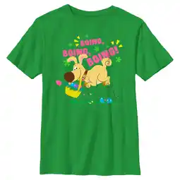 Walmart Boy's Up Easter Dug Boing Boing Boing Graphic Tee Kelly Green Medium offer