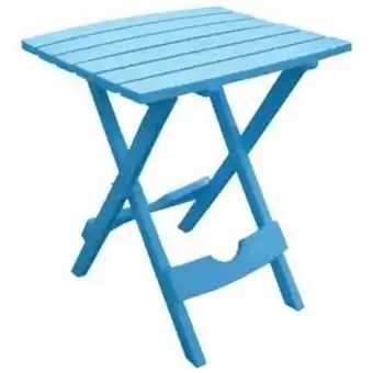 Walmart Quik Fold Portable Resin Side Table, Pool Blue offer