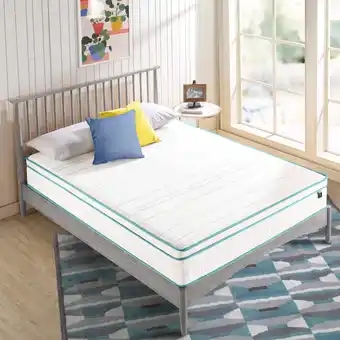 Walmart Zinus Green Tea Infused Euro Top 10 Innerspring Mattress, Adult, Full offer