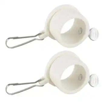 Walmart 2 Pack Flag Pole Swivel Mounting Rings Flag Pole Accessories with Grommet Clip - 1inch offer