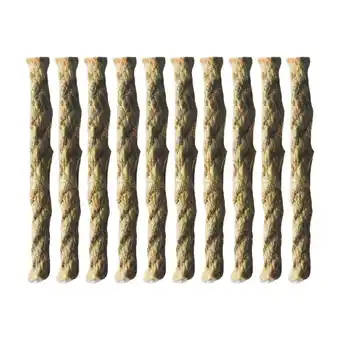 Walmart 10/100 x All-Weather Emergency Fire Starters Tinder Wax w Sticks n Jute C5N8 O5R8 offer