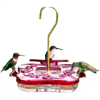Walmart Aspects HummZinger Square Hummingbird Feeder, 8 oz offer