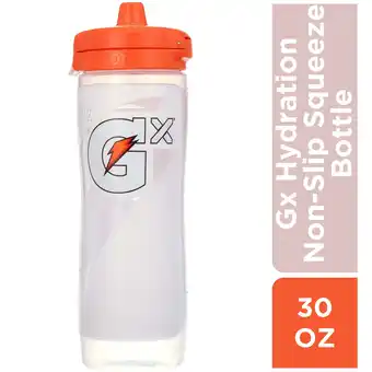 Walmart Gatorade Gx Hydration System, Non-Slip 30oz Squeeze Bottle - White offer