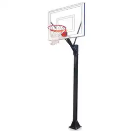 Walmart Sport II-BP Steel-Acrylic In Ground Fixed Height Basketball System, Black offer