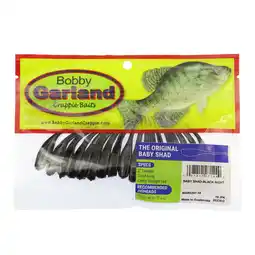 Walmart Bobby Garland 2 Baby Shad Fishing Lure, Black Night, 18 Count, BS297 offer