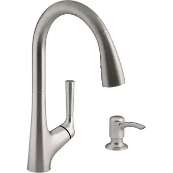 Walmart Kohler R77748-SD-VS Malleco Touchless Pull Down Kitchen Sink Faucet offer