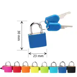 Walmart Totil Faucets Small Mini Strong Steel Padlock Travel Suitcase Diary Lock With 2 Keys offer
