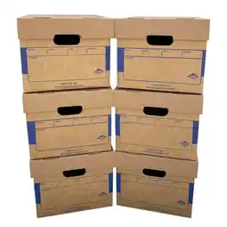 Walmart UBMOVE Office Moving & Storage Boxes, Double Wall Files Boxes, 6 Count, 1 Pack offer