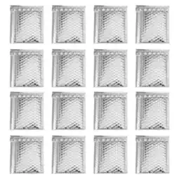 Walmart OUNONA Silver Self Sealing Bubble Mailers for Jewelry Made of Lightweight Synthetic Material offer