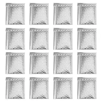 Walmart OUNONA Silver Self Sealing Bubble Mailers for Jewelry Made of Lightweight Synthetic Material offer