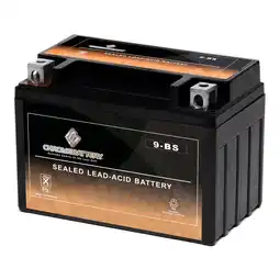 Walmart Chrome Battery Ytx9-Bs Motorcycle Battery for Honda 600Cc Vt600C Cd Shadow Deluxe Vlx 1998 offer