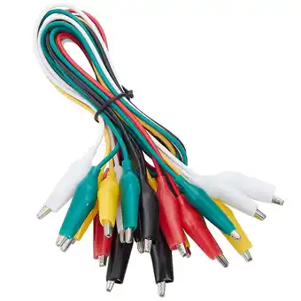 Walmart WGGE Test Lead Set Copper with PVC Insulation, 5 Colors, 20.5 inches, 10 Pack offer