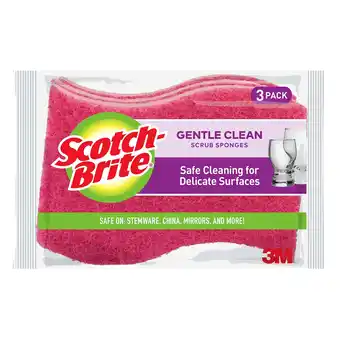 Walmart Scotch-Brite Delicate Care Scrub Sponges - 3ct offer