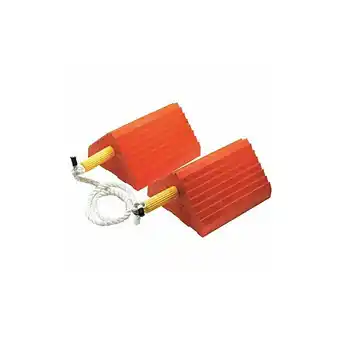 Walmart Checkers Wheel Chock,18 D,5 H,16 W,Orange,PR UC1400-4.5-P offer