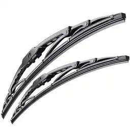Walmart WORGEOUS 2PCS 20 inch 500mm Replacement Windshield Wiper Bone U Shape Hook Wiper (Black) offer
