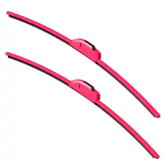 Walmart 2 Wipers Factory 26+16 Original Equipment Replacement Rose Red Front Windshield Wiper BladeSet of 2 offer