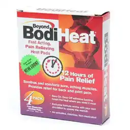 Walmart Beyond Body Heat Pads - 4 Per Box, 3 Pack offer